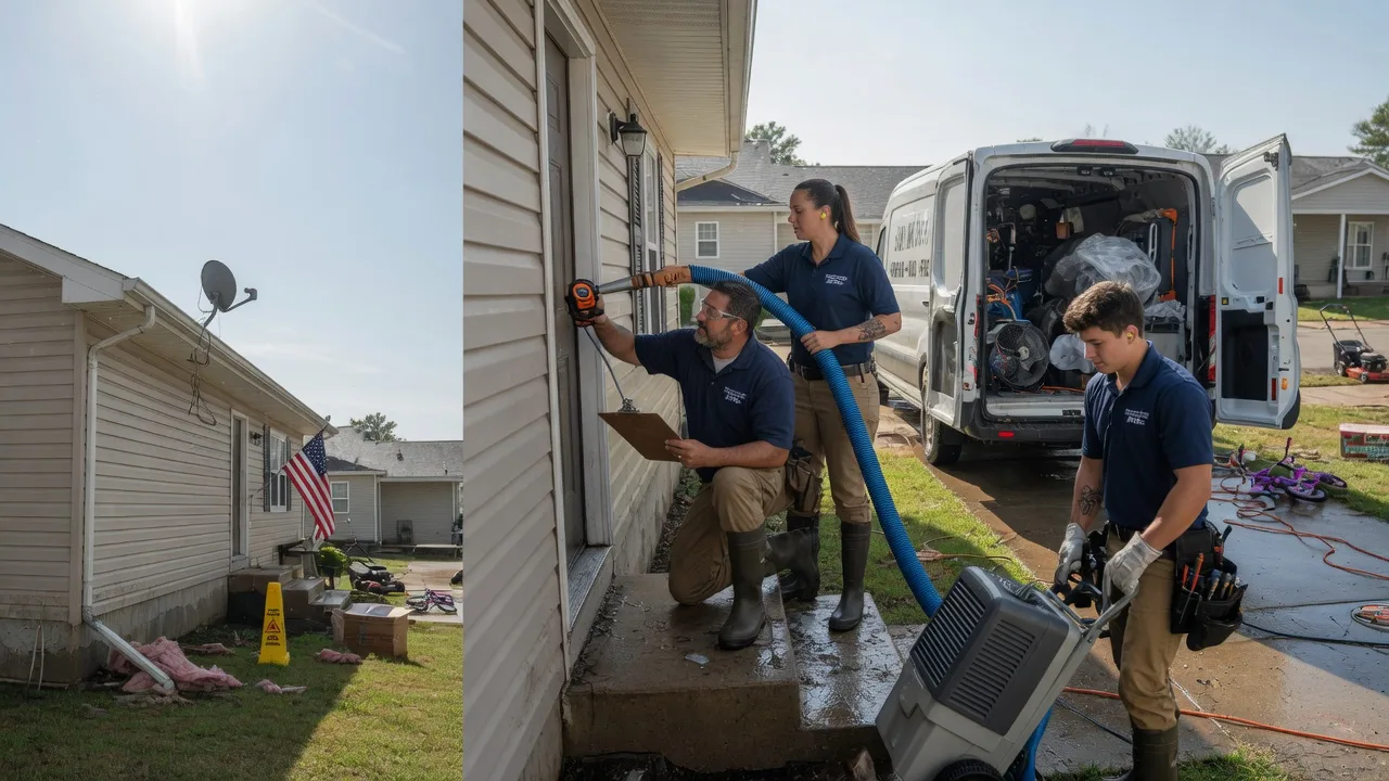 Ceiling Water Damage Restoration in Baker, WV near me